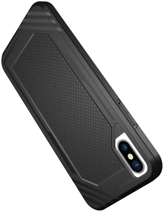 Apple iPhone X TPU Hoesje Extra Grip Zwart afbeelding 9