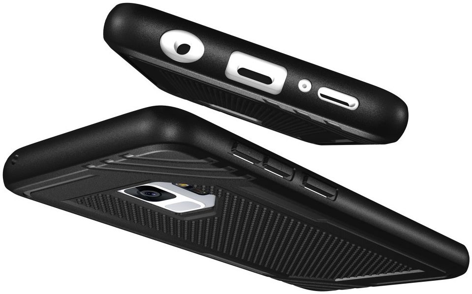 Samsung Galaxy S9 TPU Hoesje Extra Grip Zwart afbeelding 2