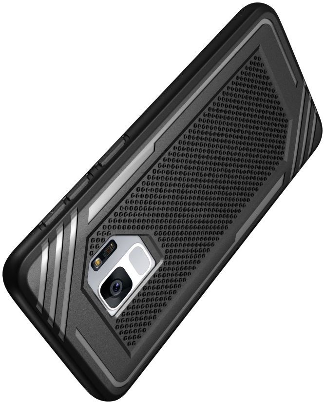 Samsung Galaxy S9 TPU Hoesje Extra Grip Zwart afbeelding 4