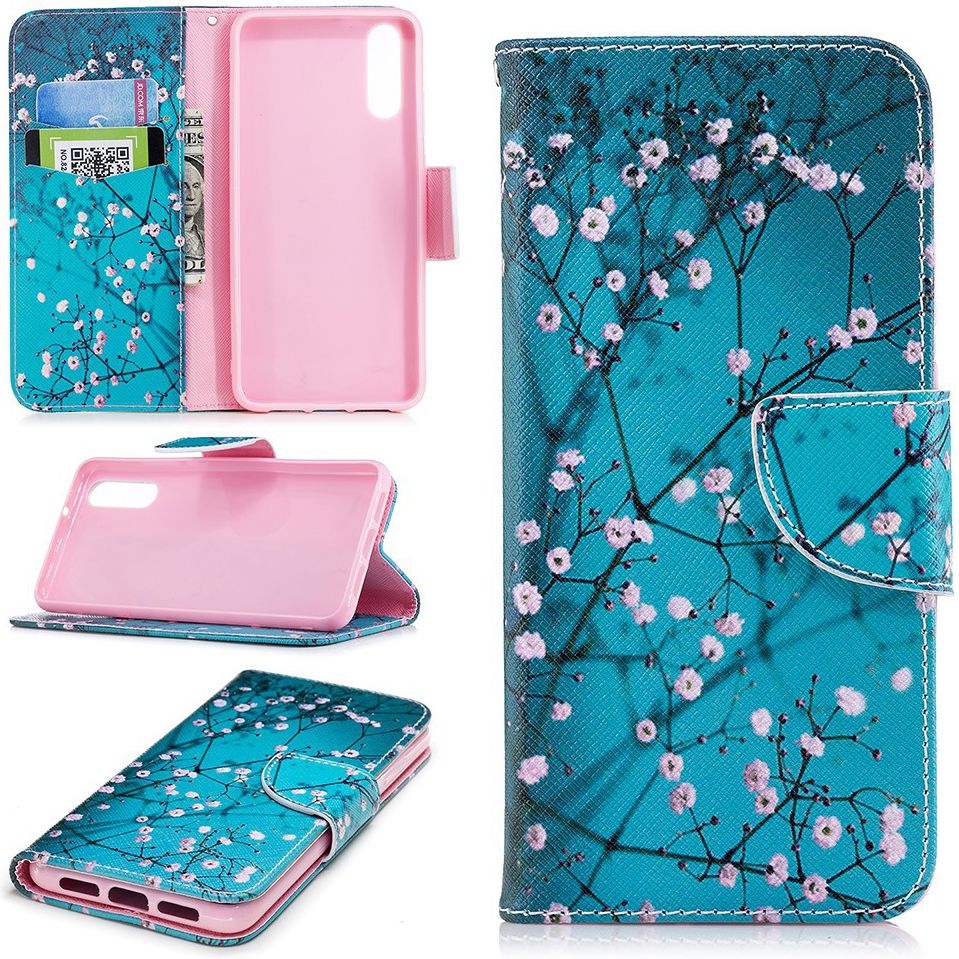 Huawei P20 Portemonnee Hoesje met Bloeiende Boom Print afbeelding 12