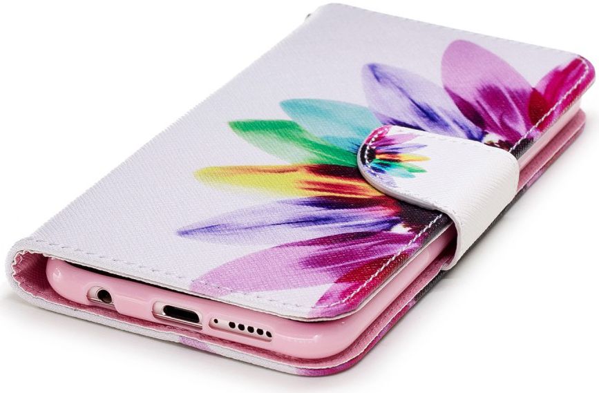 Huawei P20 Lite Portemonnee Hoesje met Bloem Print afbeelding 10