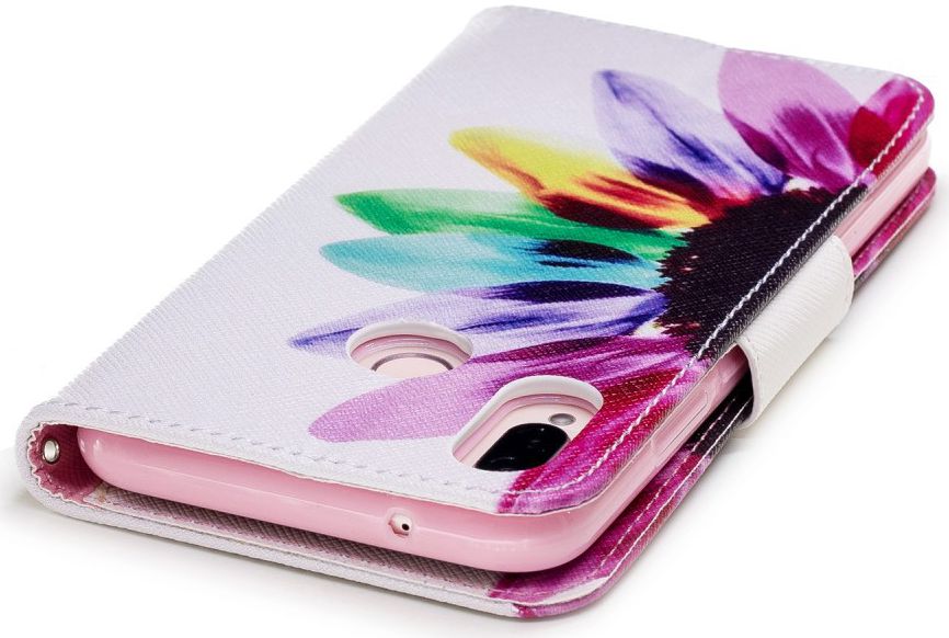 Huawei P20 Lite Portemonnee Hoesje met Bloem Print afbeelding 11