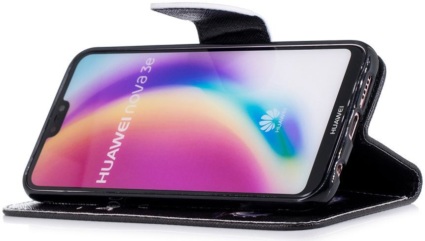 Huawei P20 Lite Portemonnee Hoesje met Don't Touch My Phone Print afbeelding 8