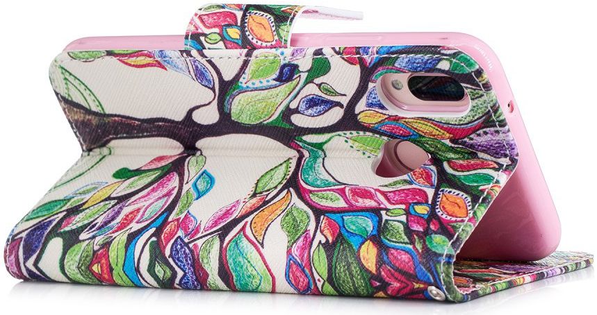Huawei P20 Lite Portemonnee Hoesje met Tree Print afbeelding 8