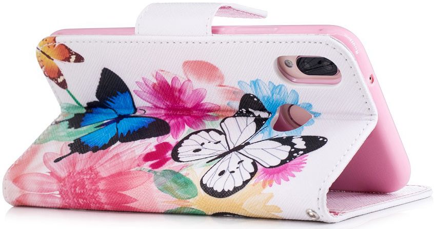Huawei P20 Lite Portemonnee Hoesje met Vlinder Print afbeelding 8
