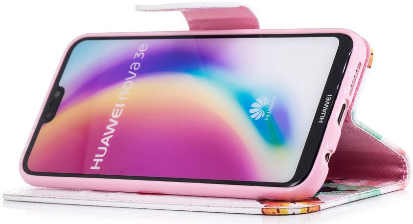 Huawei P20 Lite Portemonnee Hoesje met Vlinder Print afbeelding 9