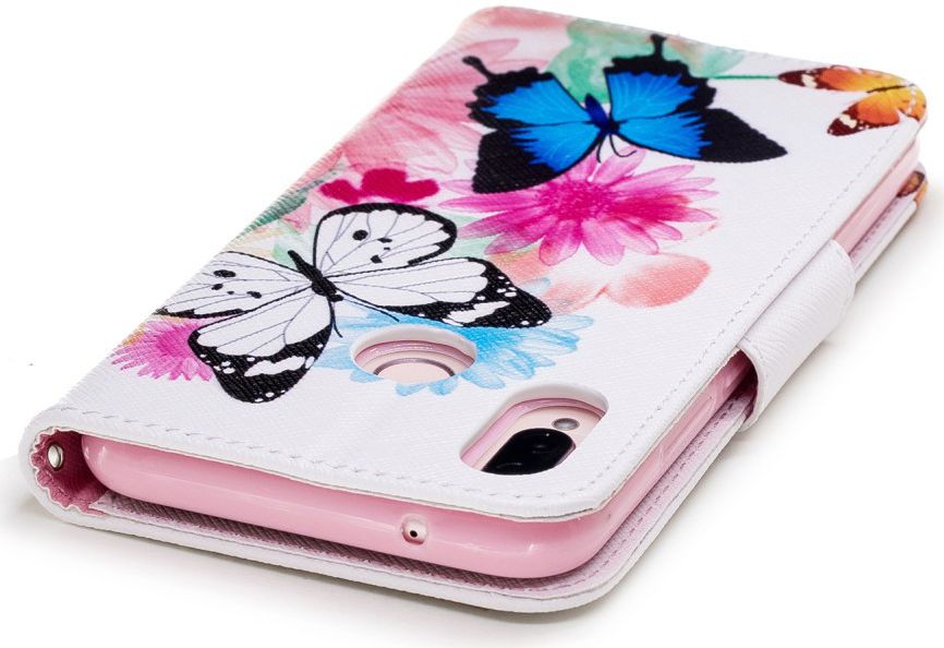 Huawei P20 Lite Portemonnee Hoesje met Vlinder Print afbeelding 11