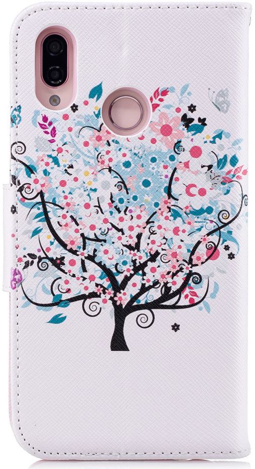 Huawei P20 Lite Portemonnee Hoesje met Lente Print afbeelding 3