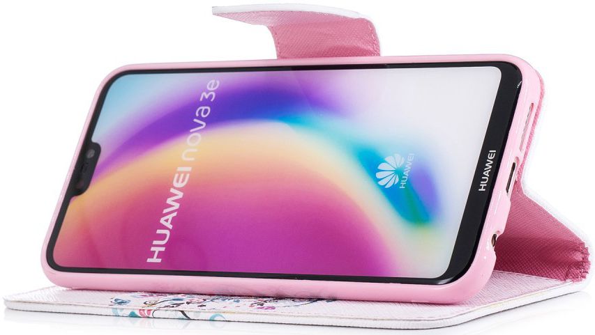 Huawei P20 Lite Portemonnee Hoesje met Lente Print afbeelding 5