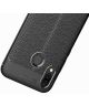 Huawei P20 Lite Rugged Armor Brushed TPU Hoesje Zwart