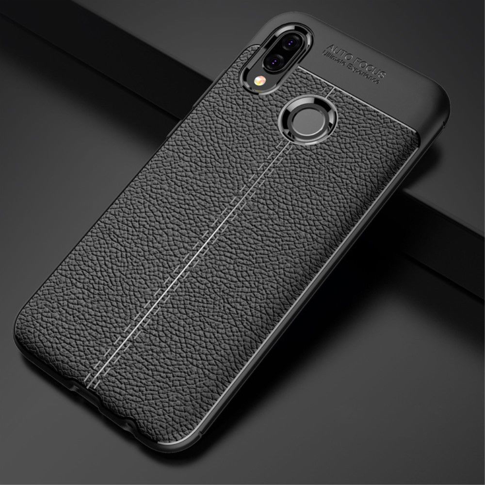Huawei P20 Lite Rugged Armor Brushed TPU Hoesje Zwart afbeelding 24