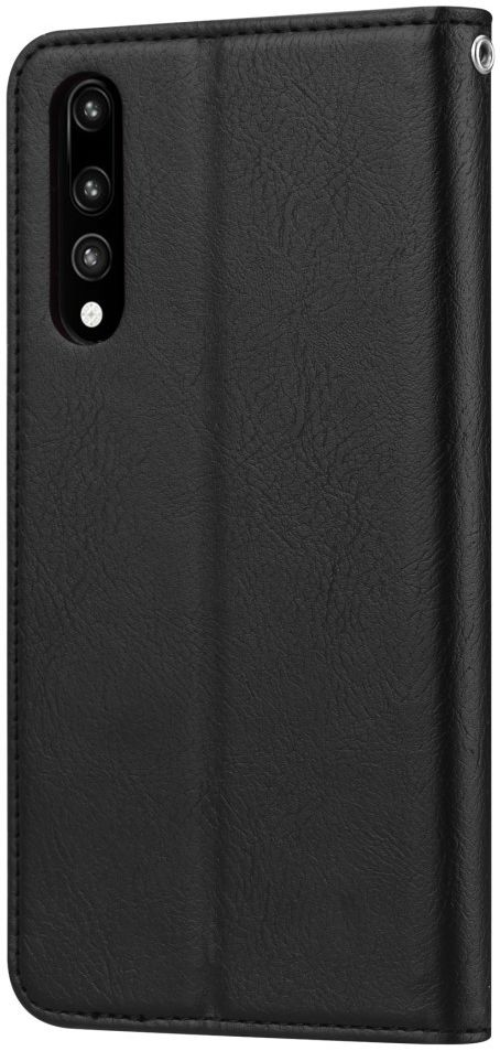 Huawei P20 Pro Luxe Portemonnee Hoesje Met Kaarthouder Zwart afbeelding 2