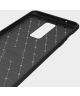 OnePlus 6 Geborsteld TPU Hoesje Zwart