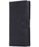 Sony Xperia XA2 Vintage Portemonnee Hoesje Zwart