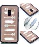Samsung Galaxy A8 (2018) Hybrid Armor Back Cover met Feathers Print