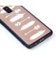 Samsung Galaxy A8 (2018) Hybrid Armor Back Cover met Feathers Print