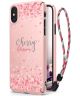Ringke Design Slim Apple iPhone X Cherry Blossom Peach Pink