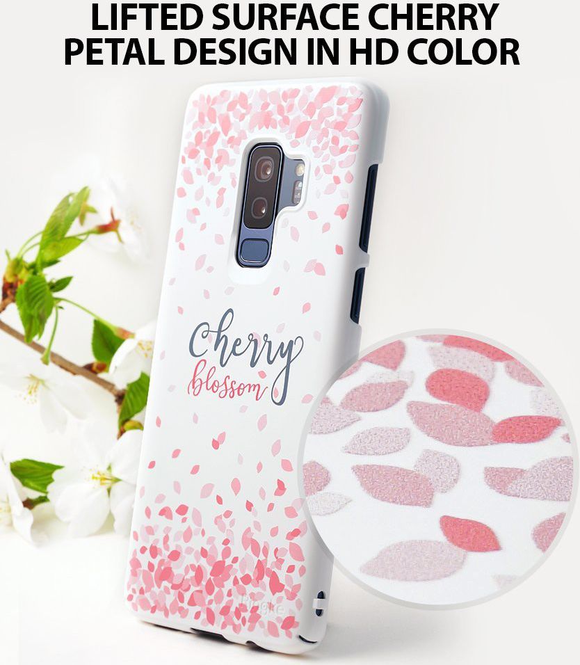 Ringke Design Slim Samsung Galaxy S9 Plus Cherry Blossom White afbeelding 6
