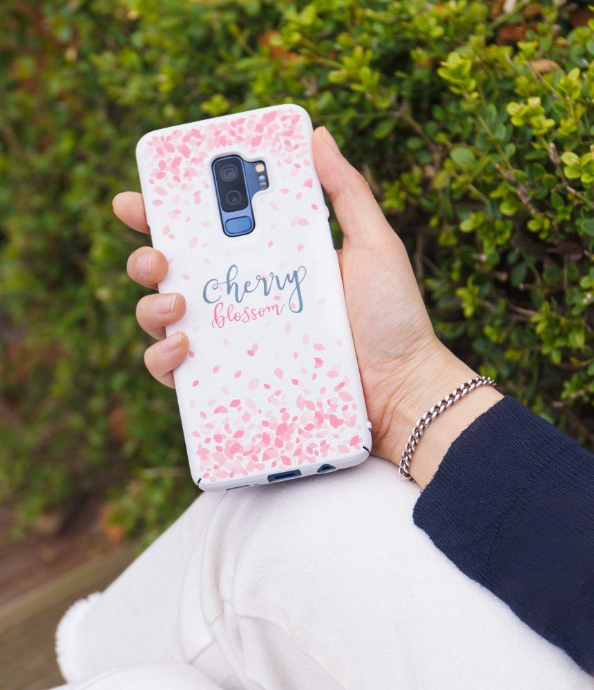Ringke Design Slim Samsung Galaxy S9 Plus Cherry Blossom White afbeelding 9