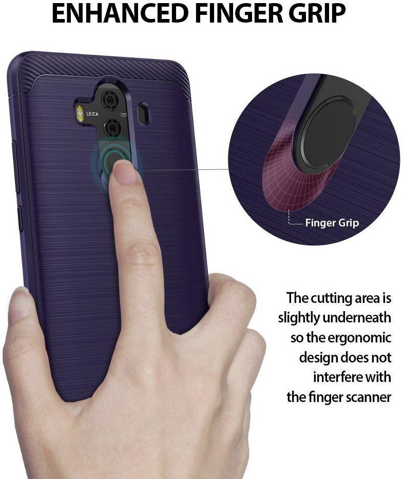 Ringke Onyx Huawei Mate 10 Pro Hoesje Paars afbeelding 7