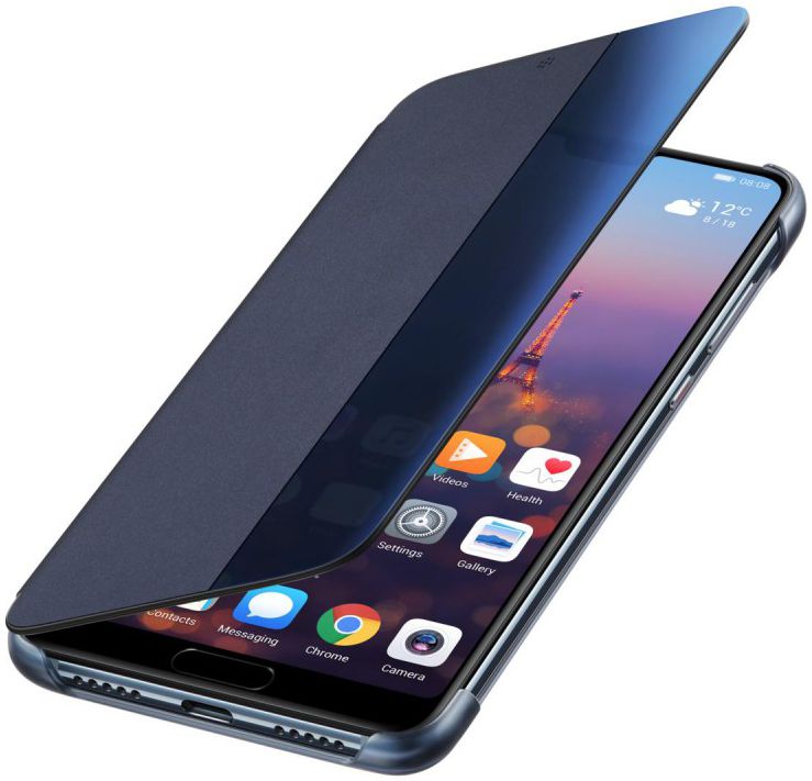Huawei P20 Originele Flip Cover Blauw afbeelding 1