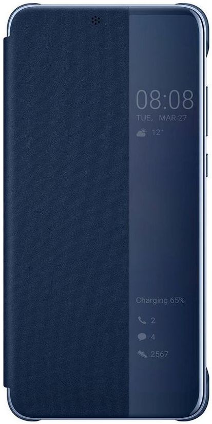 Huawei P20 Originele Flip Cover Blauw afbeelding 2