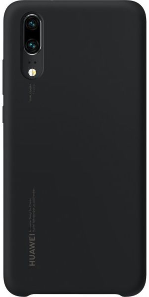 Huawei P20 Originele Silicon Case Zwart afbeelding 2