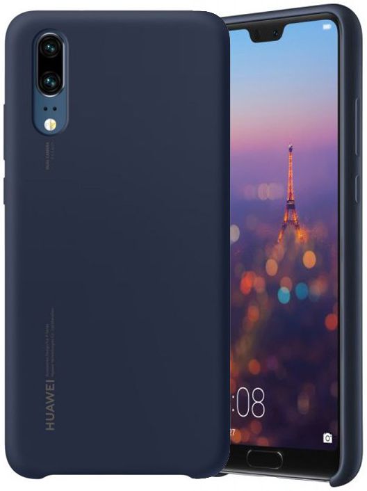 Huawei P20 Originele Silicon Case Blauw afbeelding 1