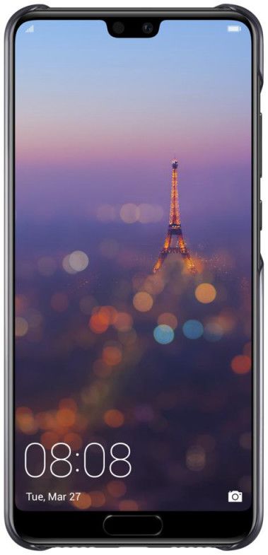 Huawei P20 Originele Color Case Zwart afbeelding 2