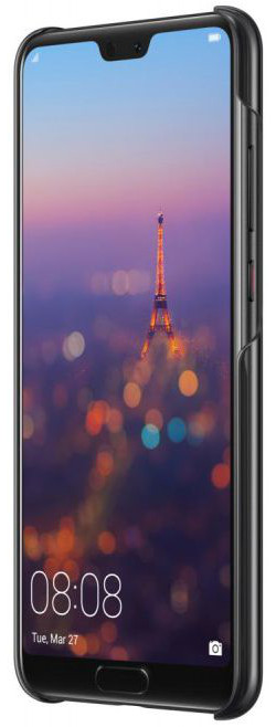 Huawei P20 Originele Color Case Zwart afbeelding 3