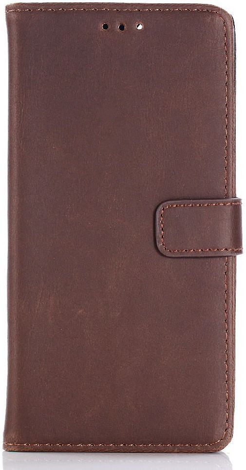 Asus Zenfone Max Plus Retro Portemonnee Hoesje Donkerbruin afbeelding 2