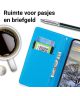 Samsung Galaxy A8 2018 Portemonnee Flip Hoesje Print Smile
