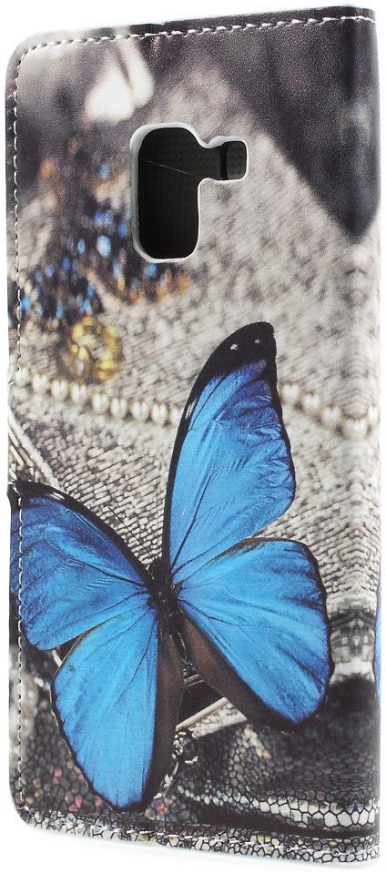 Samsung Galaxy A8 2018 Wallet Case Hoesje met print vlinder afbeelding 8