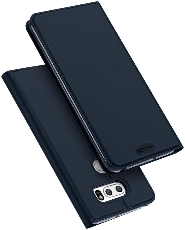 Dux Ducis LG V30 / V30S Premium Bookcase Hoesje Donker Blauw afbeelding 6