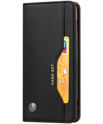 Sony Xperia XZ2 Hoesje Kaarthouder Portemonnee Zwart Hoesjes
