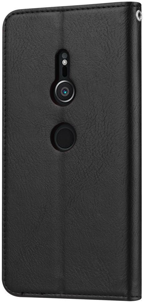 Sony Xperia XZ2 Hoesje Kaarthouder Portemonnee Zwart afbeelding 4