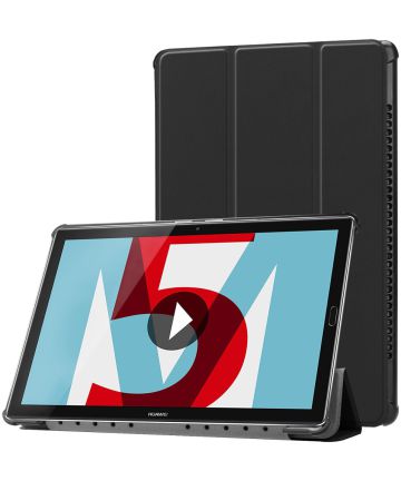 Huawei MediaPad M5 (10,8) Tri-Fold Front Cover Zwart Hoesjes