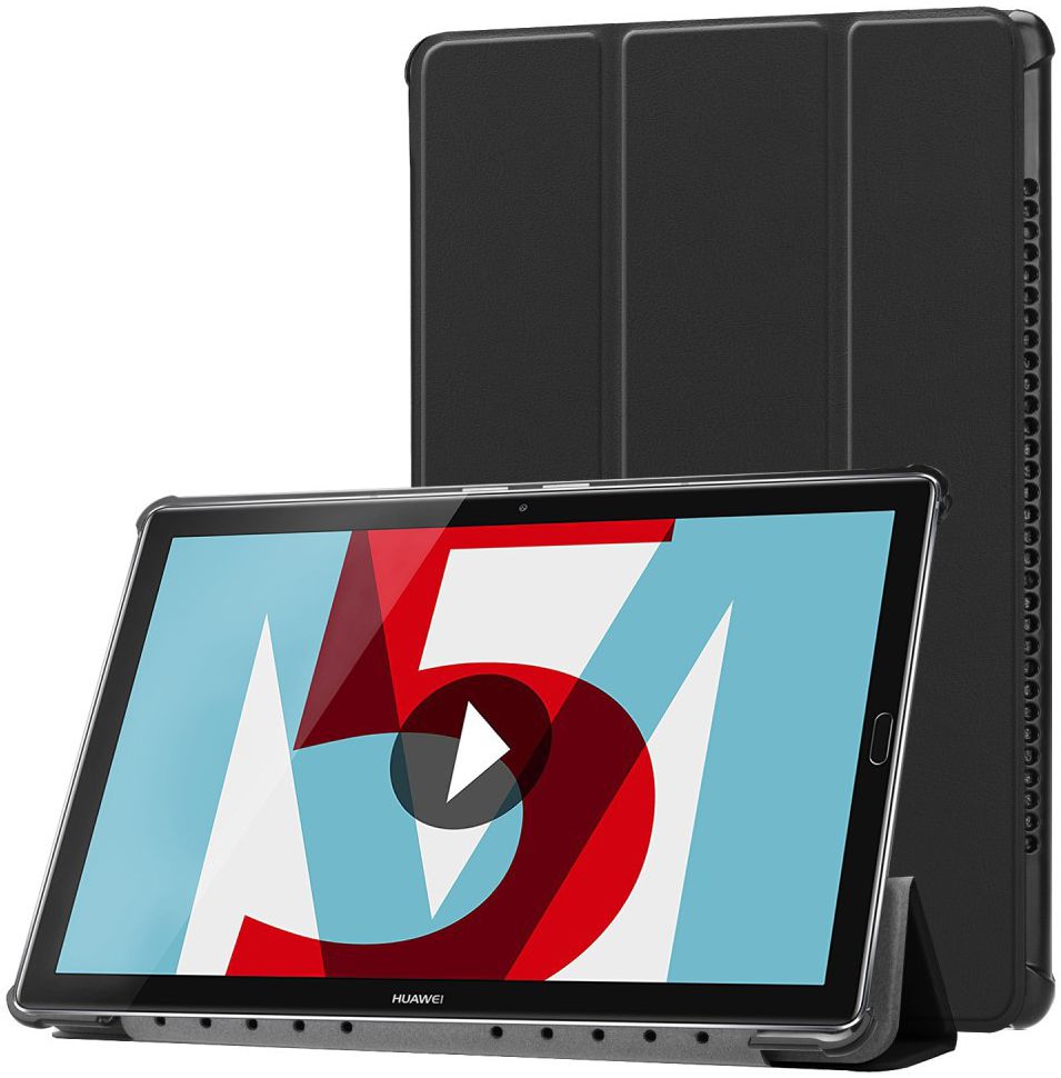 Huawei MediaPad M5 (10,8) Tri-Fold Front Cover Zwart afbeelding 1