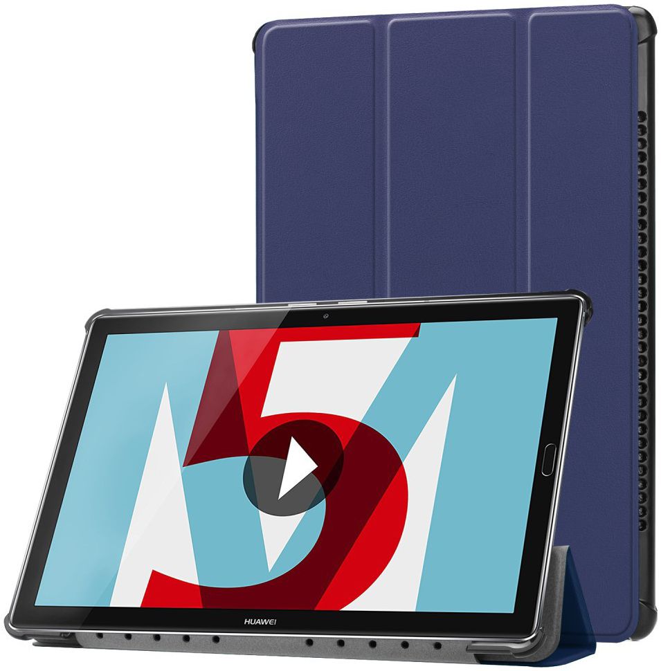 Huawei MediaPad M5 (10,8) Tri-Fold Front Cover Donker Blauw afbeelding 1