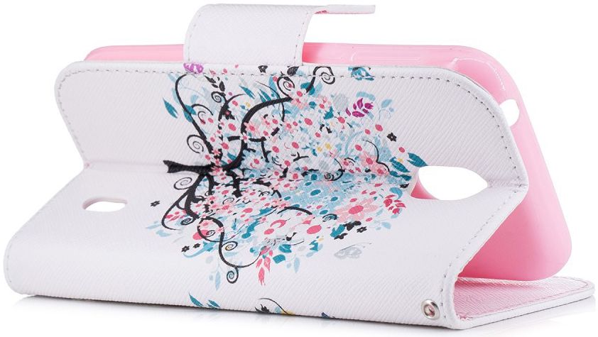 Nokia 1 Portemonnee Hoesje Boom Print afbeelding 3