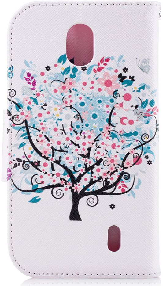 Nokia 1 Portemonnee Hoesje Boom Print afbeelding 8