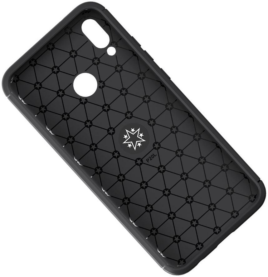 Huawei P20 Lite Backcover Hoesje Houder en Ring Zwart afbeelding 7
