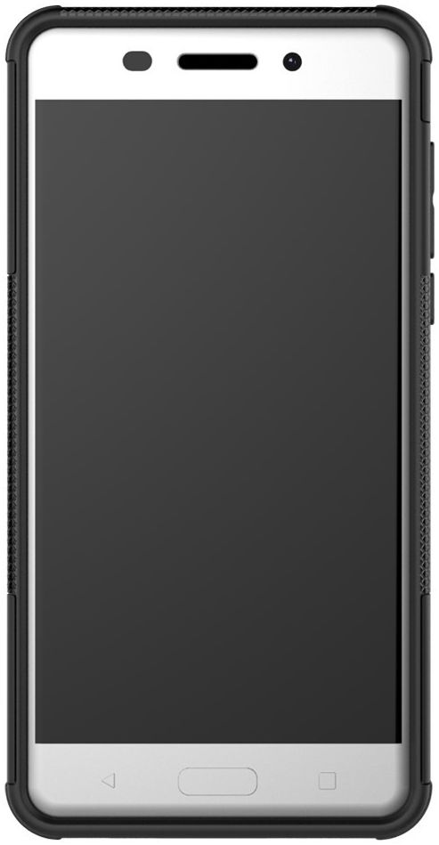 Robuust Hybride Nokia 6 Hoesje Zwart afbeelding 4