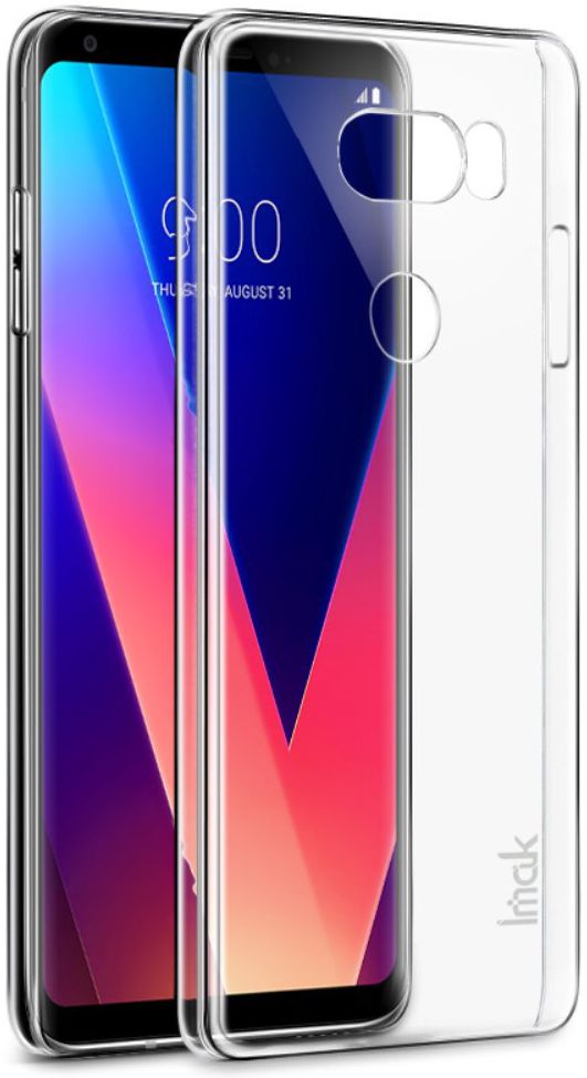 IMAK Crystal II Series LG V30 Hoesje Hard Plastic Transparant afbeelding 1