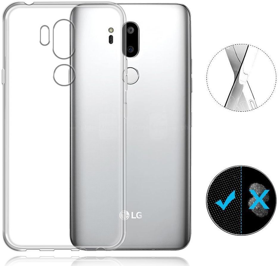 LG G7 Hoesje Dun TPU Transparant afbeelding 6