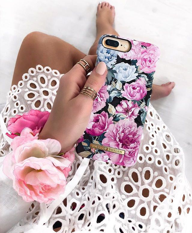 iDeal of Sweden iPhone SE 2020 Fashion Hoesje Peony Garden afbeelding 4