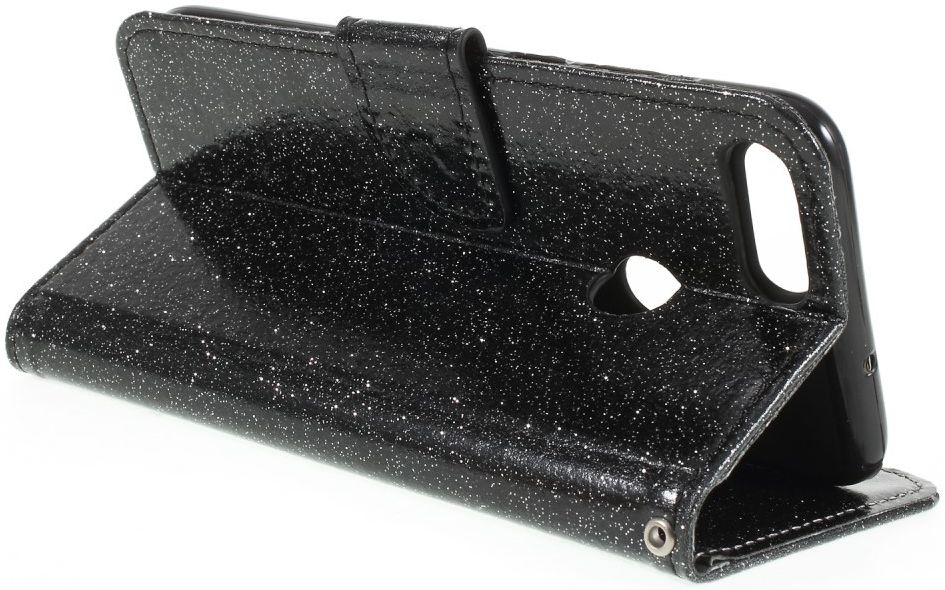 Huawei P Smart Bookcase Glitter Zwart afbeelding 5