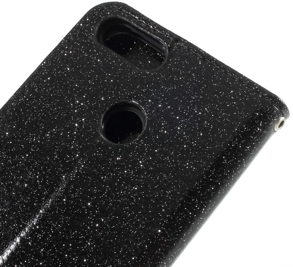 Huawei P Smart Bookcase Glitter Zwart afbeelding 8