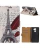 Nokia 7 Plus Bookcase Portemonnee Hoesje Eiffeltoren