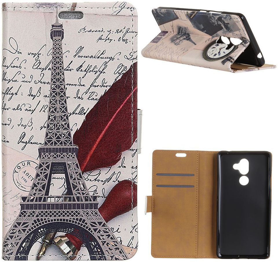 Nokia 7 Plus Bookcase Portemonnee Hoesje Eiffeltoren afbeelding 9